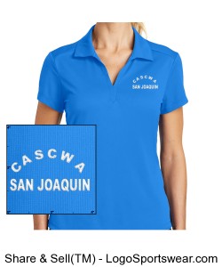 CASCWA - SAN JOAQUIN SECTION WOMENS NIKE POLO SHIRT Design Zoom